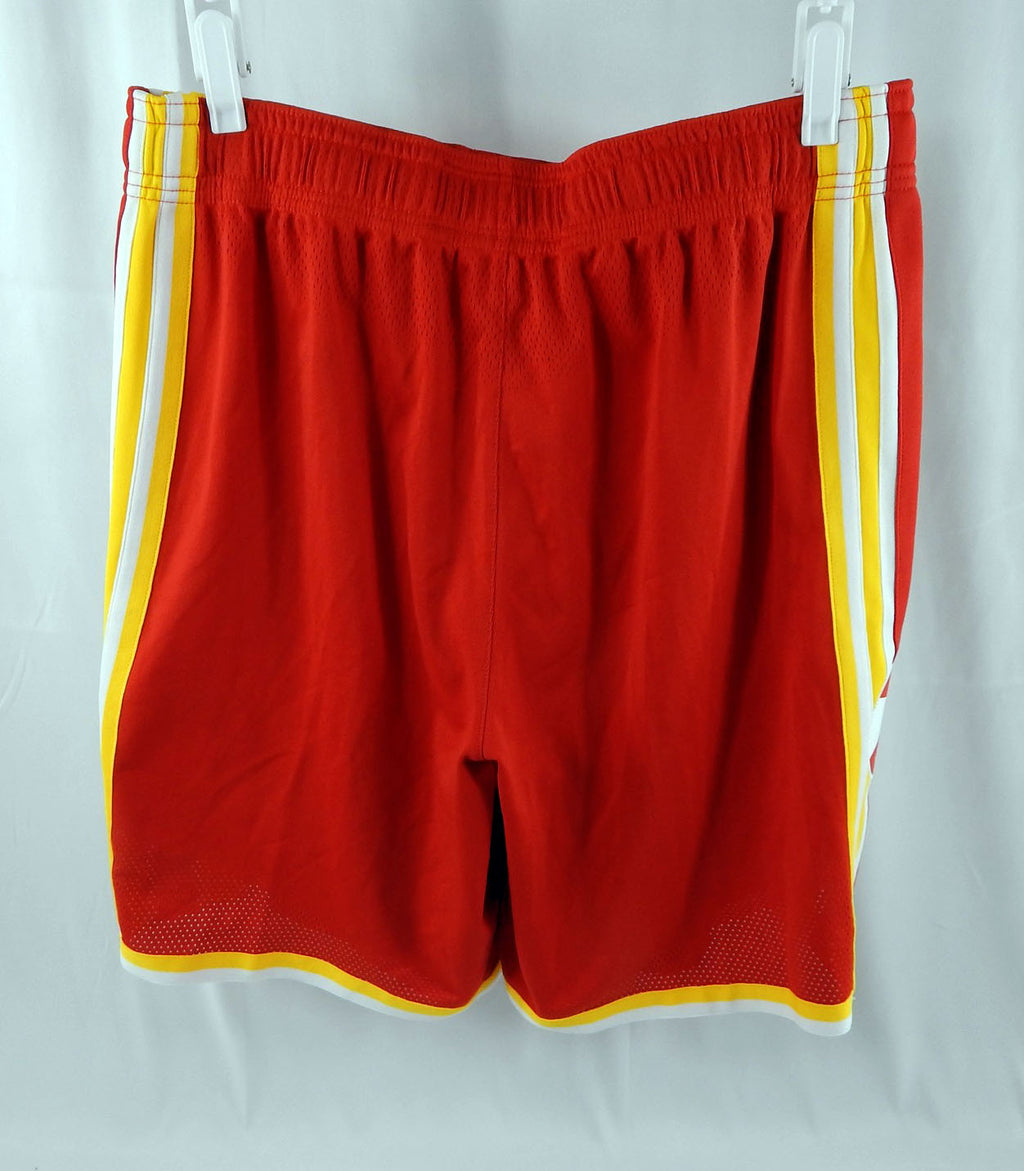 2023-24 Atlanta Hawks Frank Kaminsky #0 Game Used Red Basketball Shorts 40 13874 Pic2