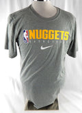 2019-20 Denver Nuggets Malik Beasley #25 Game Used Grey Training Shirt L 724