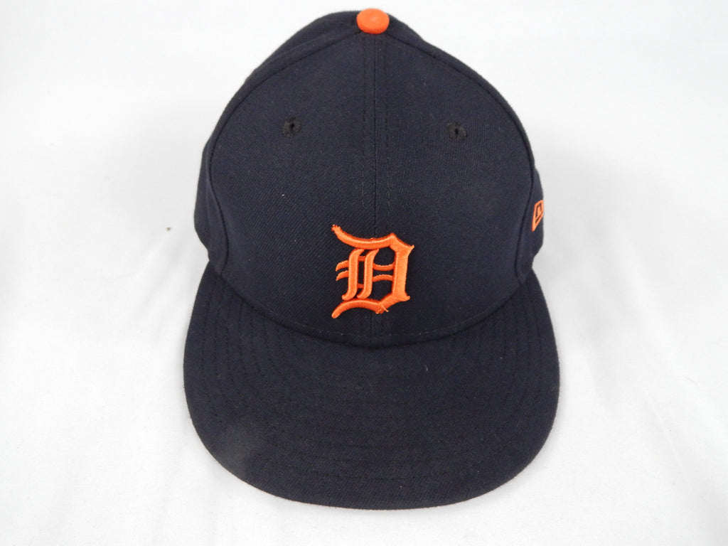2023 Detroit Tigers Chris Fetter #41 Game Issued Pos Used Navy Hat 7 1/2 DP67211