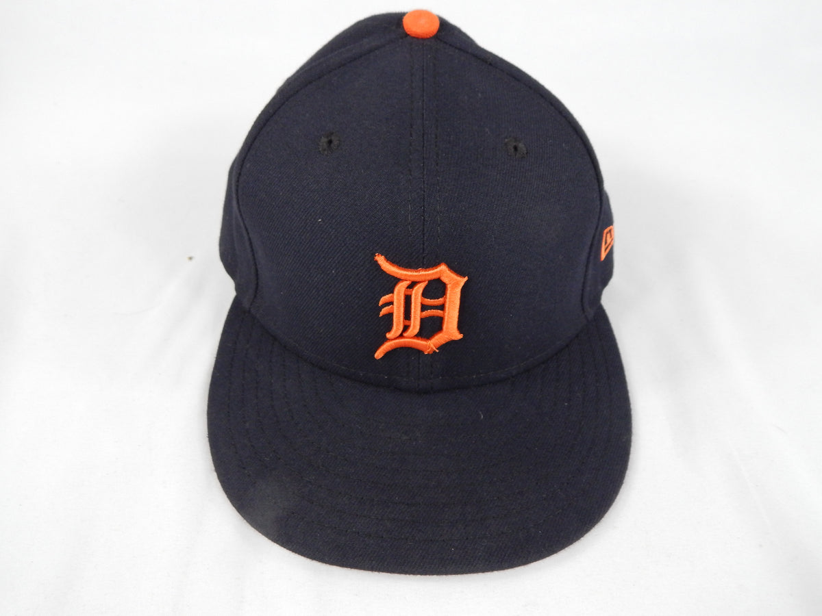 2023 Detroit Tigers Chris Fetter #41 Game Issued Pos Used Navy Hat 7 1/2 DP67211