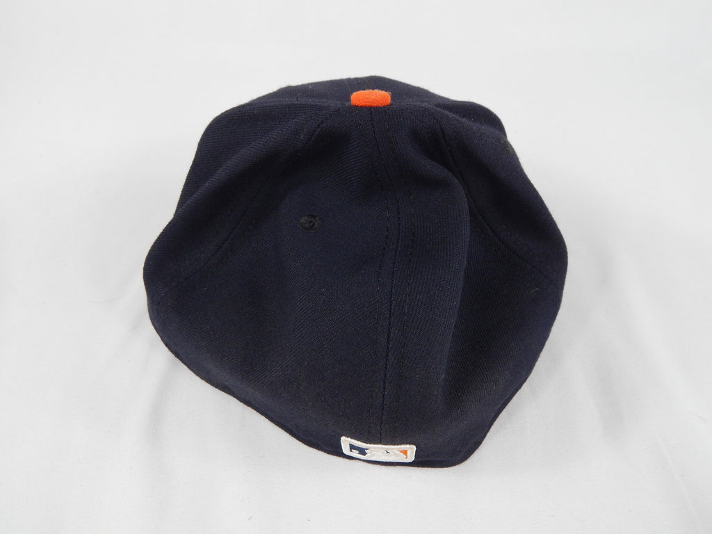 2023 Detroit Tigers Chris Fetter #41 Game Issued Pos Used Navy Hat 7 1/2 DP67211 Pic2