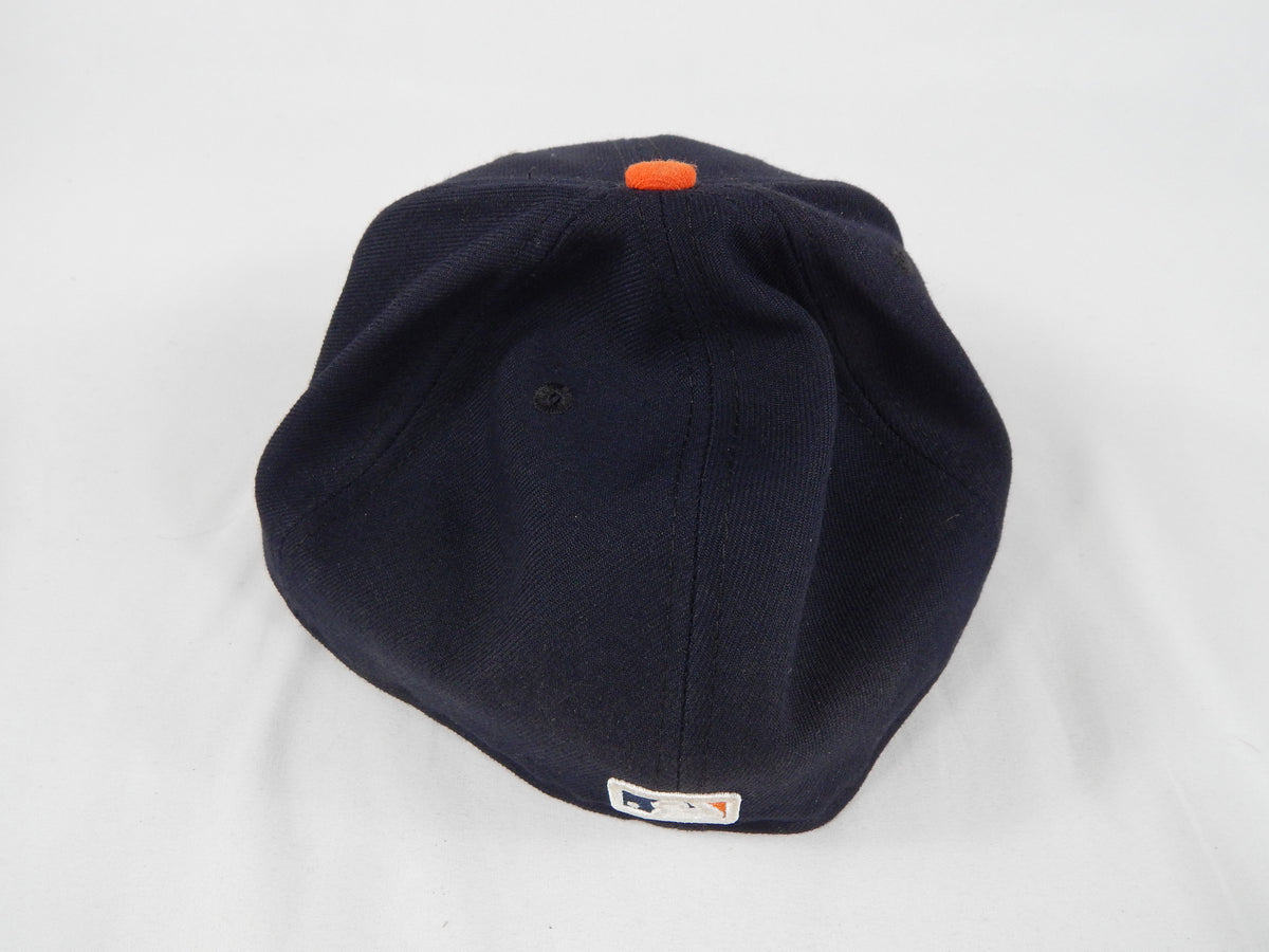 2023 Detroit Tigers Chris Fetter #41 Game Issued Pos Used Navy Hat 7 1/2 DP67211 Pic2
