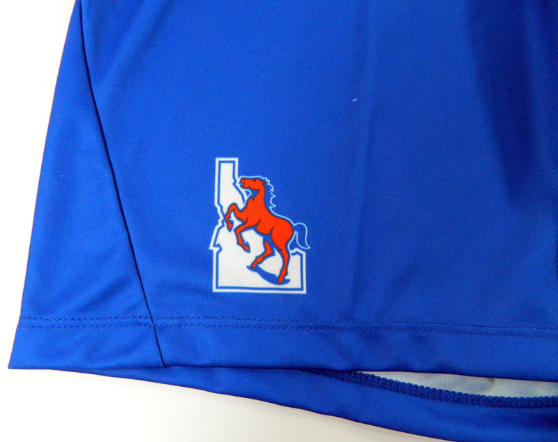 Boise State Broncos Team Issued Royal Blue Nike Track Shorts Size S New Pic2