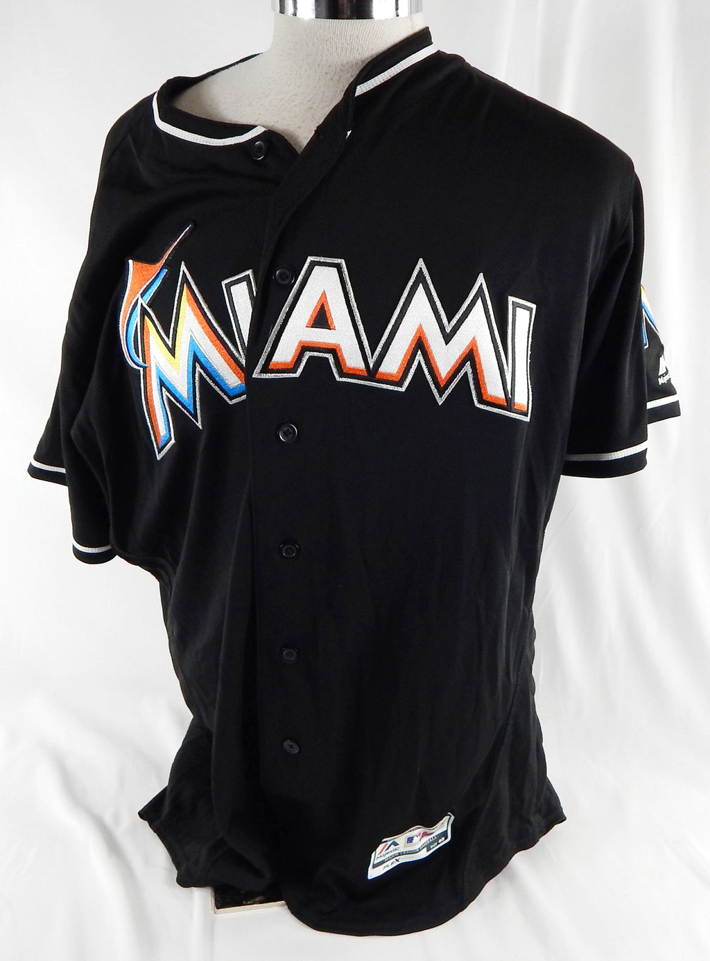 2012-18 Miami Marlins Ryan Newell #67 Game Used Black Jersey 48 968