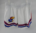 Kansas Jayhawks Game Issued White Shorts Basketball XLN2 594