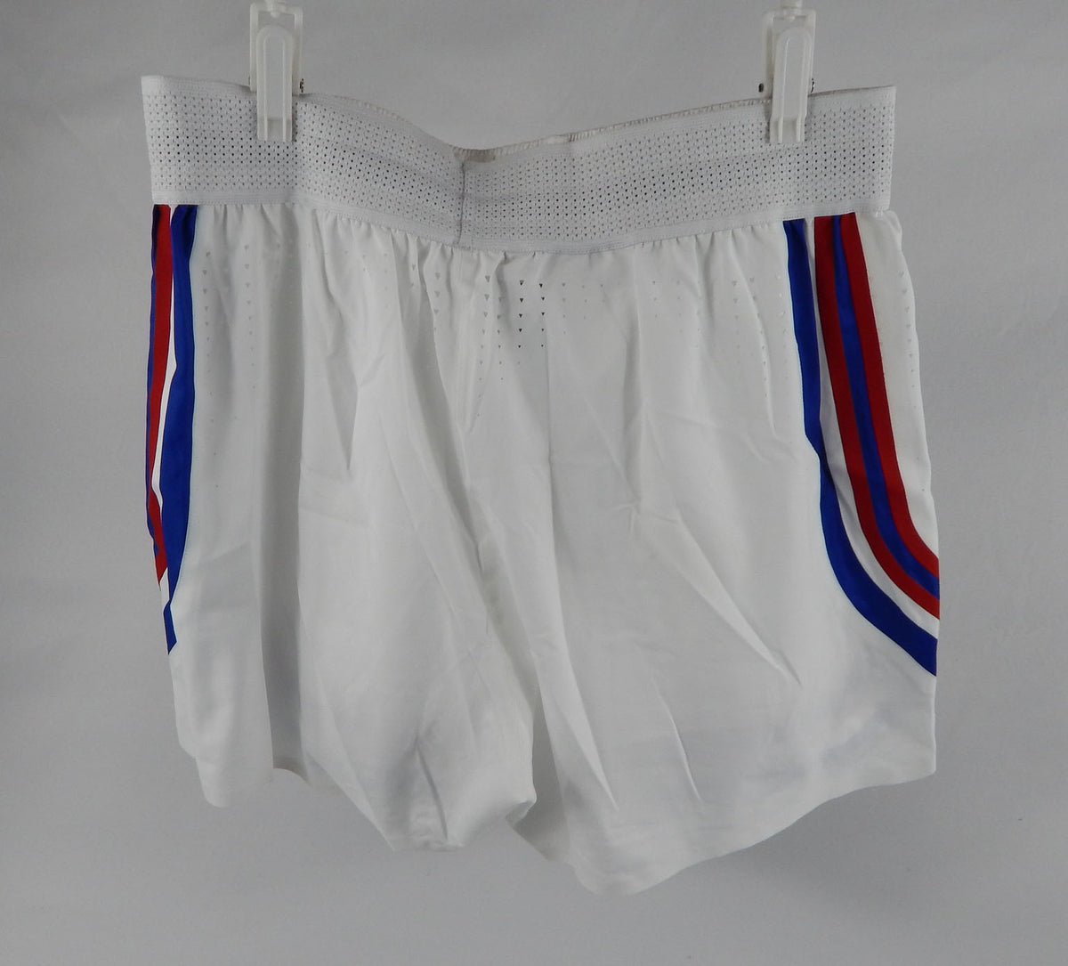 Kansas Jayhawks Game Issued White Shorts Basketball XLN2 594 Pic2