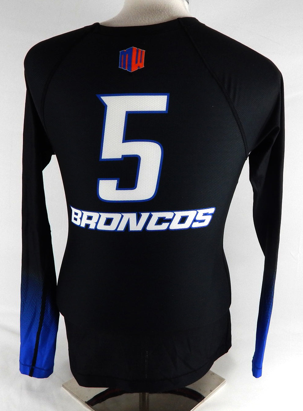 2022 Boise State Broncos #5 Game Used Black Jersey Volleyball S 881 Pic2