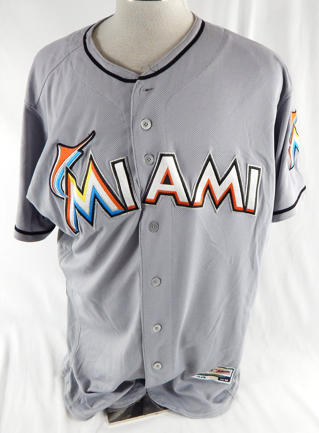 2012-18 Miami Marlins #32 Game Used Grey Jersey 48 971