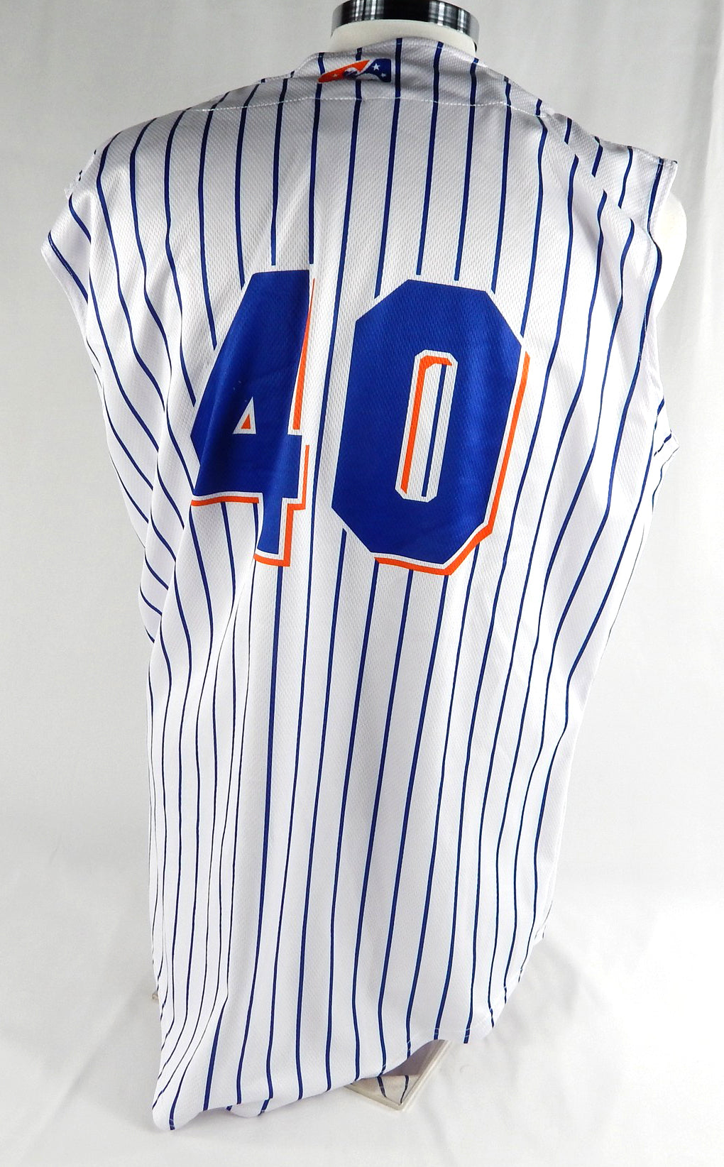 2024 Syracuse Mets #40 Game Used White Jersey Salt City 46 675 Pic2