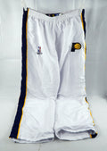 2001-06 Indiana Pacers Ron Artest #15 Game Used White Warm Up Pants 42 134