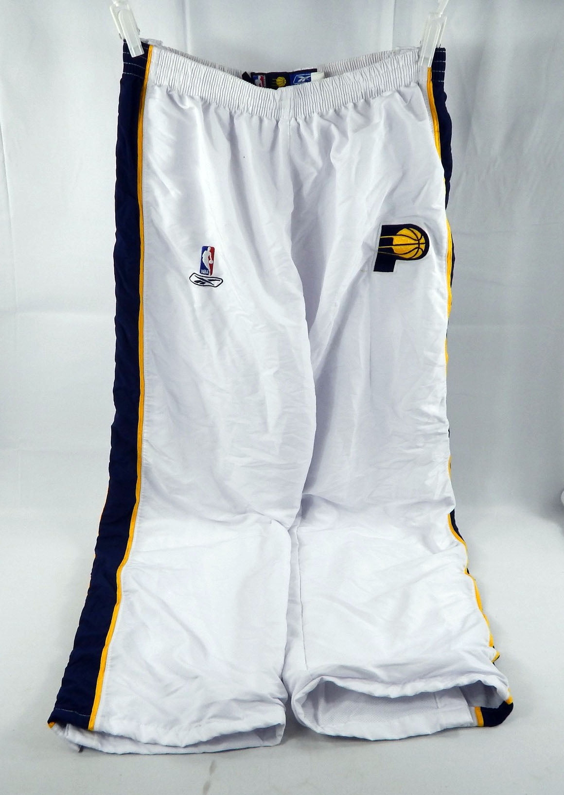 2001-06 Indiana Pacers Ron Artest #15 Game Used White Warm Up Pants 42 134