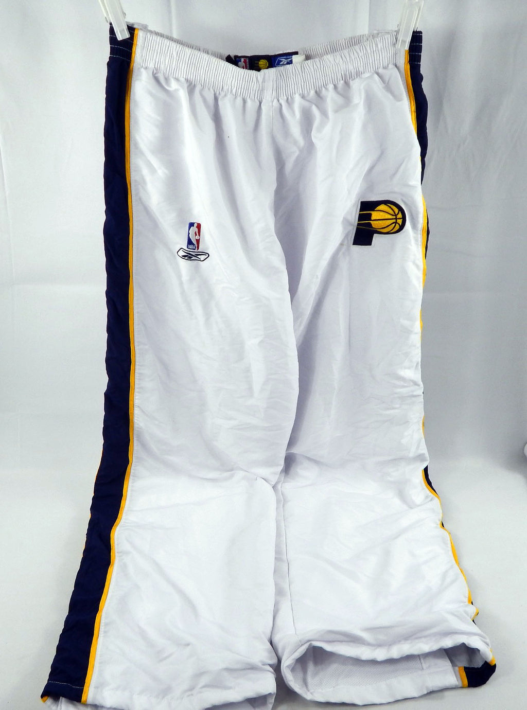 2001-06 Indiana Pacers Ron Artest #15 Game Used White Warm Up Pants 42 134 Pic2