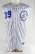 2024 Syracuse Mets #39 Game Used White Jersey Salt City 44 677