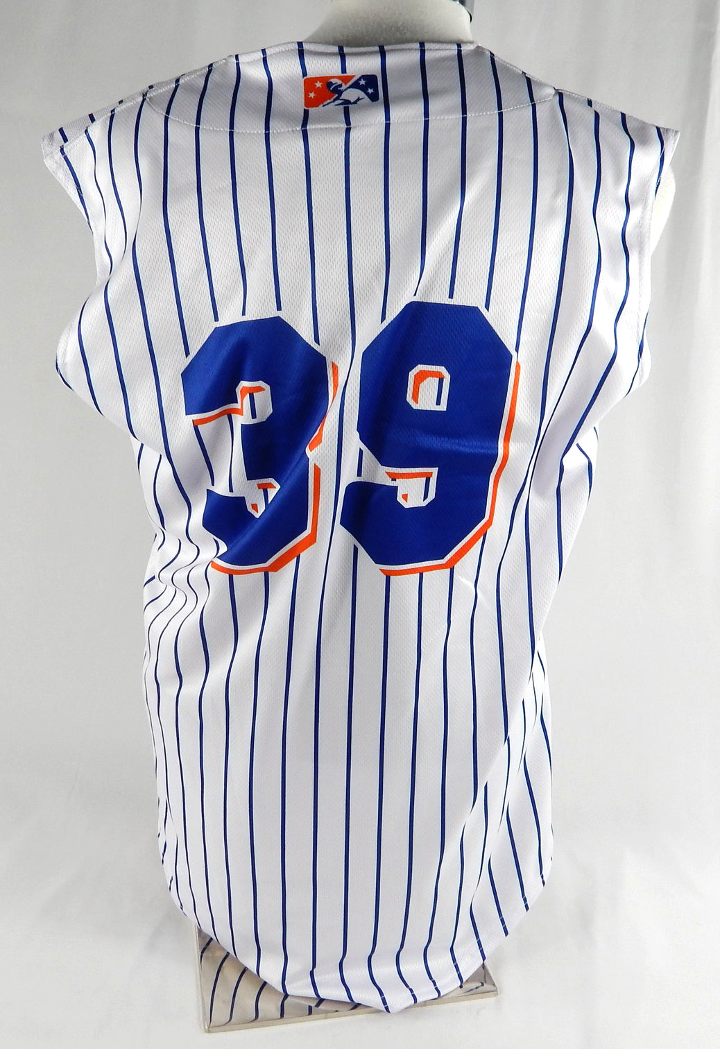 2024 Syracuse Mets #39 Game Used White Jersey Salt City 44 677 Pic2