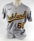 2023 Oakland Athletics Domingo Acevedo #68 Game Issued Grey Jersey 46 DP76397
