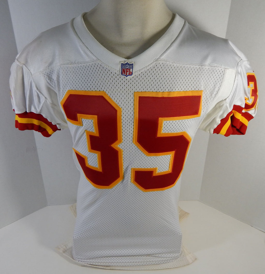 Kansas City Chiefs Beamon #35 Game Issued White Jersey 40 DP16407 Pic2