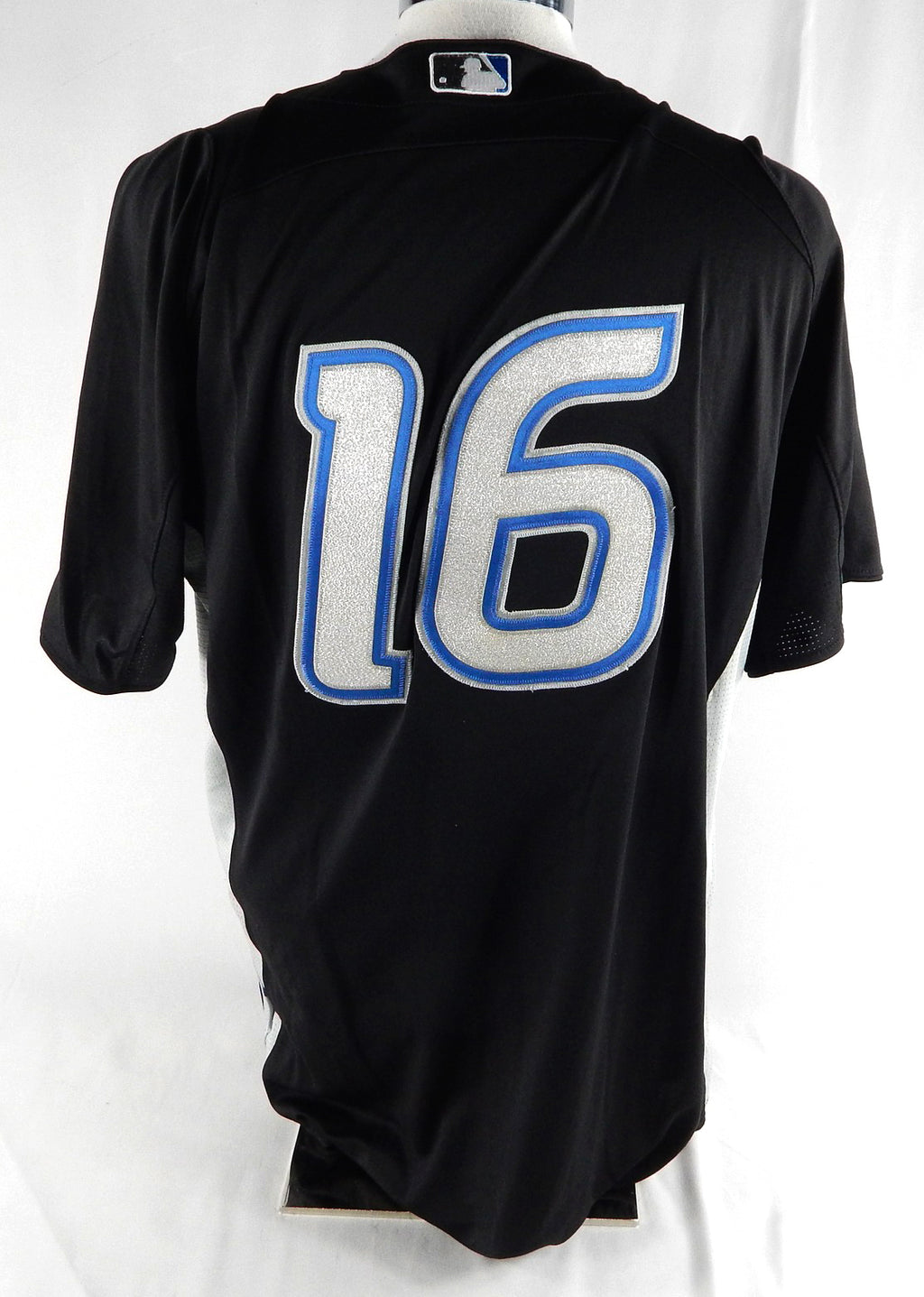 2008-10 Toronto Blue Jays #16 Game Used Black Jersey BP ST 46 070 Pic2