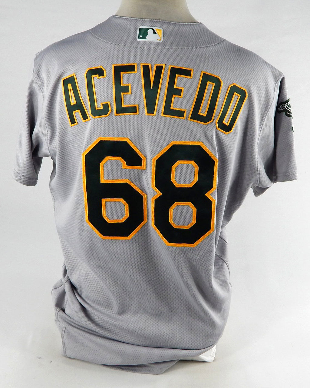 2023 Oakland Athletics Domingo Acevedo #68 Game Issued Grey Jersey 46 DP76397 Pic2