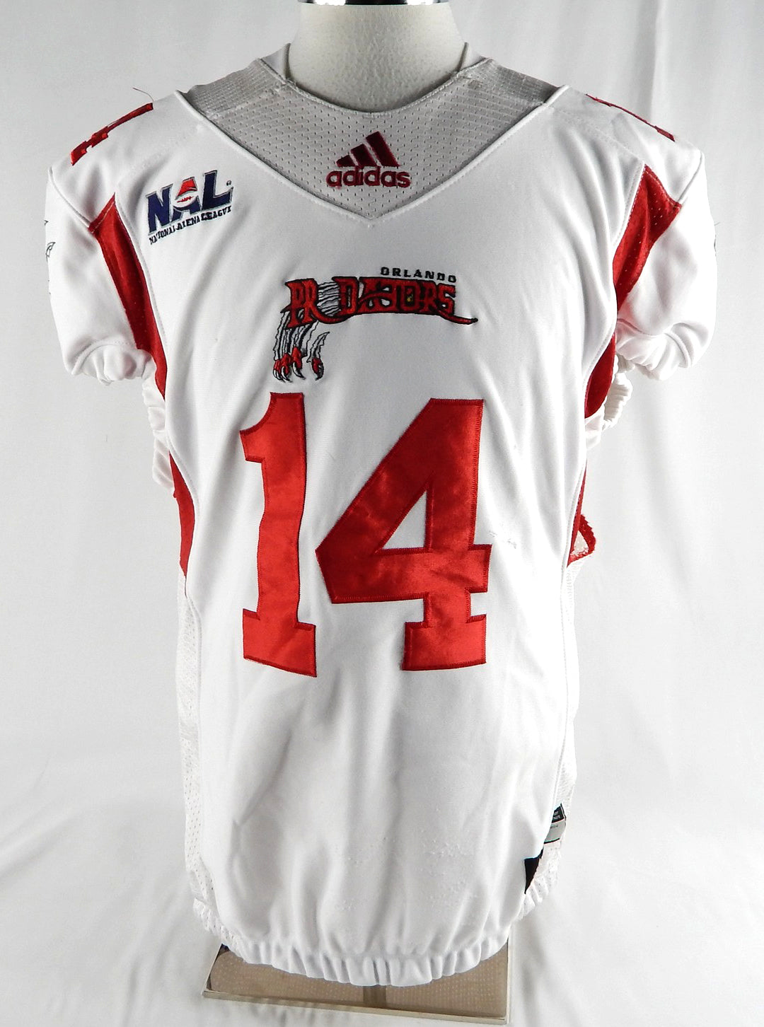 Orlando Predators Payne #14 Game Used White Jersey XL 299