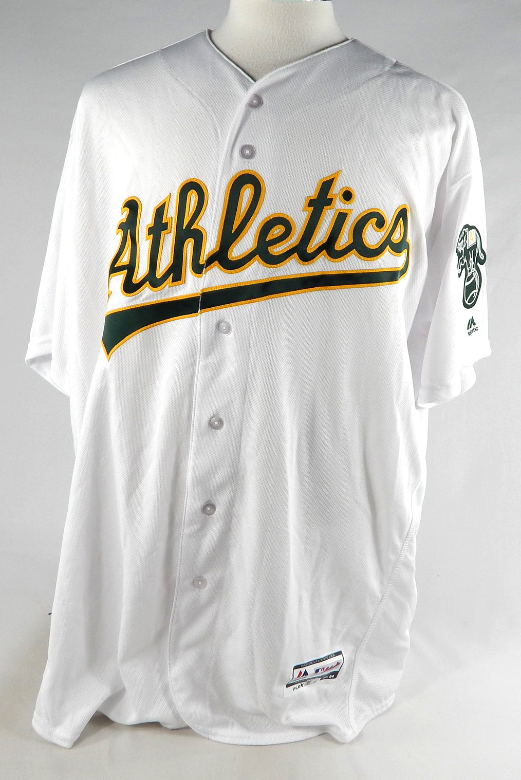 2020 Oakland Athletics Blank Game Issued White Jersey 54 362