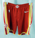 2025-26 Atlanta Hawks Jalen Johnson #1 Game Used Red Shorts 38 DP113881