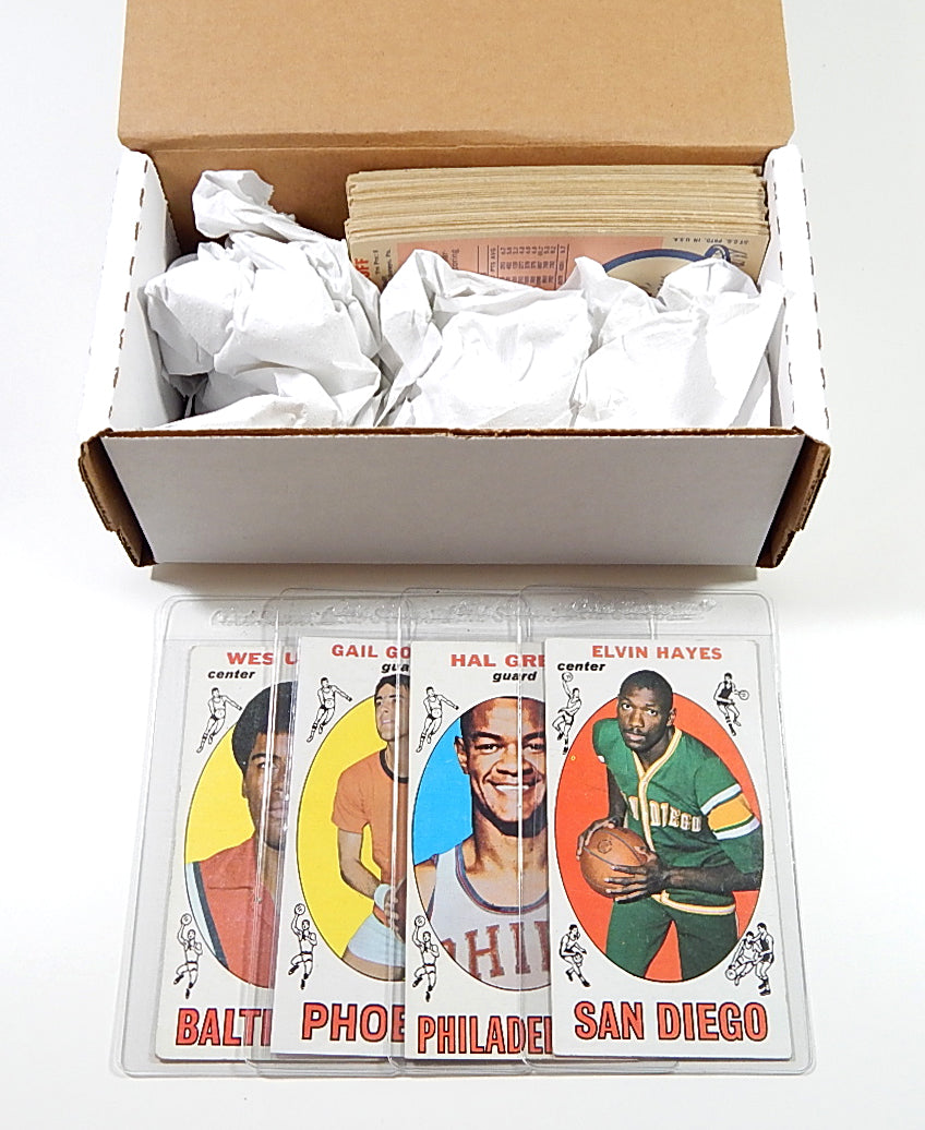 1969-70 Topps Basketball Starter Set (54 Diff Cards) Avg Vg/Ex BV $1086 Hayes RC