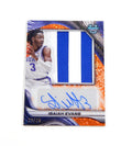 2024-25 Bowman University Best Prospect Jumbo Relic Auto Orange Isaiah Evans /25