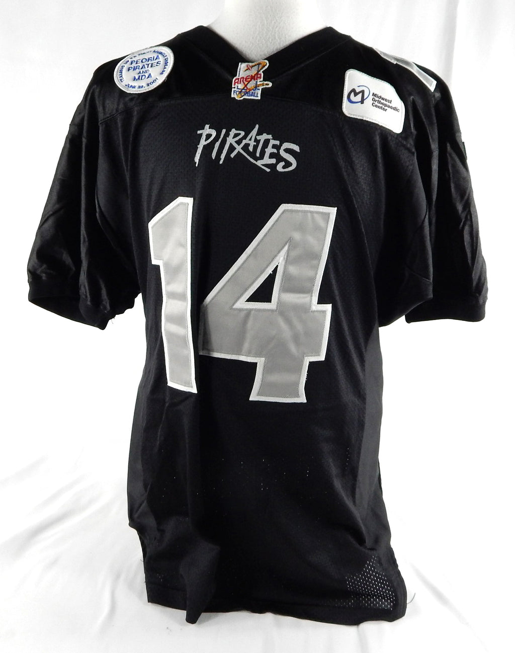 2001-04 Peoria Pirates Nelson #14 Game Used Signed Black Jersey 300