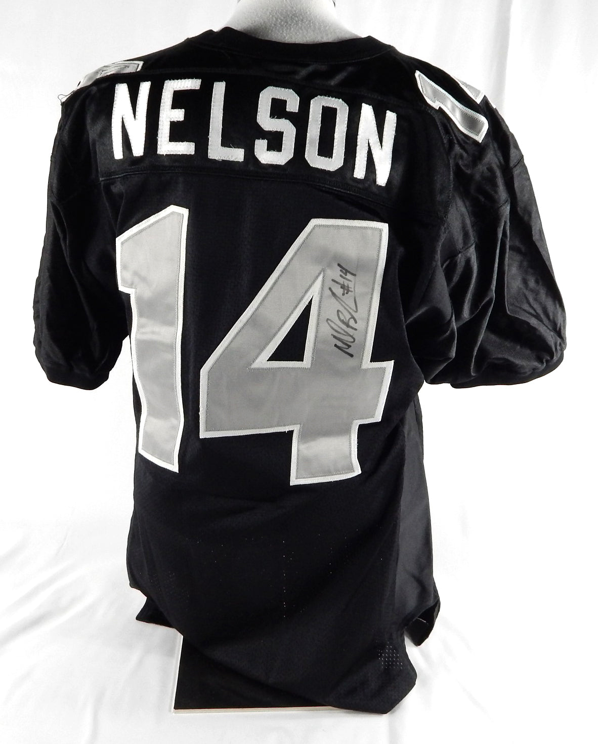 2001-04 Peoria Pirates Nelson #14 Game Used Signed Black Jersey 300 Pic2