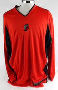 2000s Portland Trail Blazers Game Issued Red Shooting Shirt XXL 493
