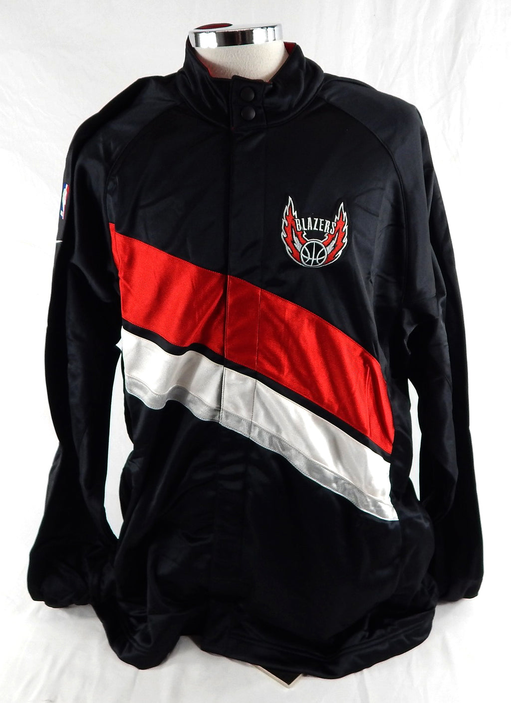 2002-03 Portland Trail Blazers Game Issued Black Warm Up Jacket L 635
