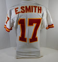 1996 Kansas City Chiefs E Smith #17 Game Issued White Jersey 40 DP16411