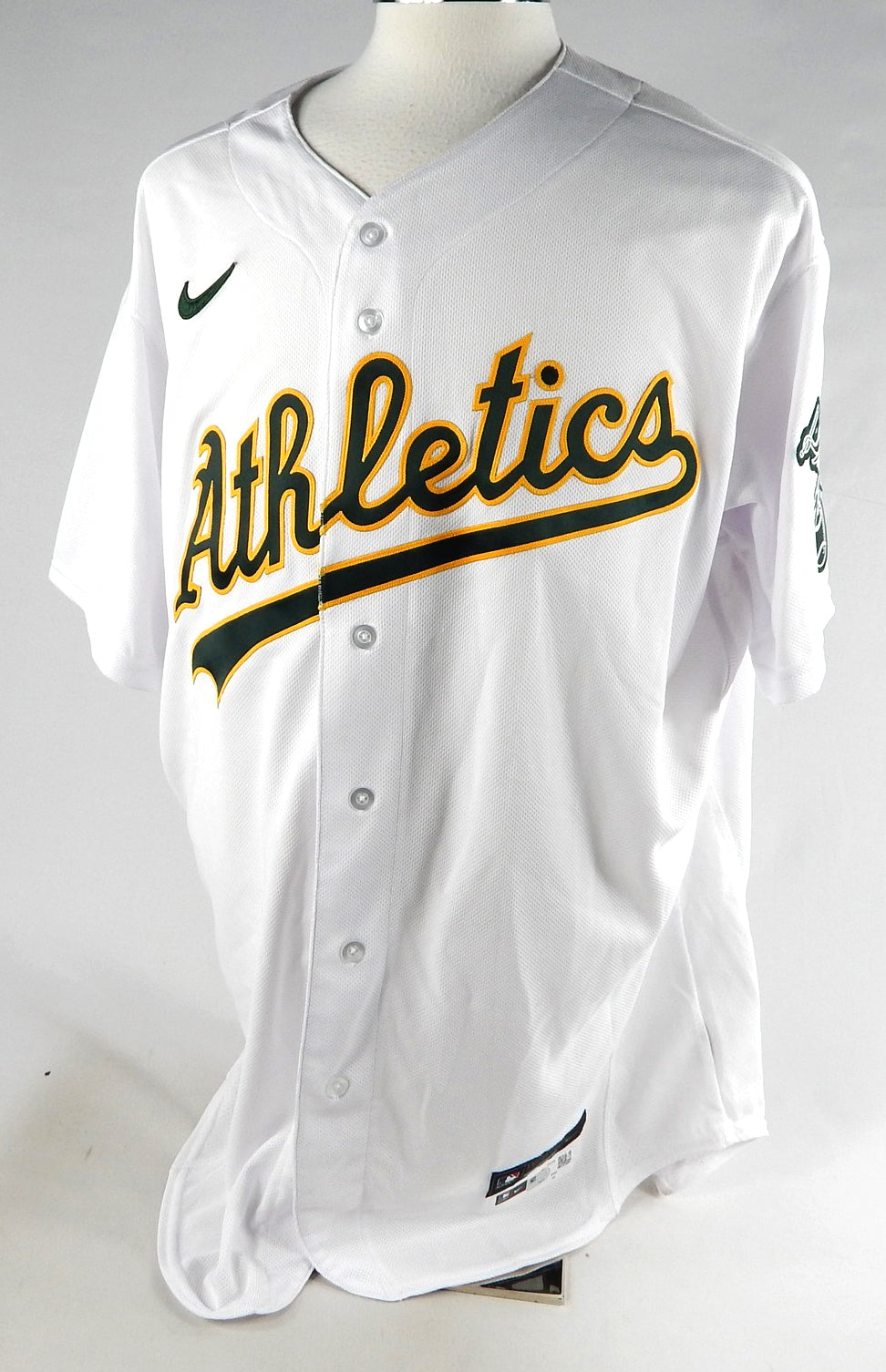 2020 Oakland Athletics Blank Game Issued White Jersey 54 366
