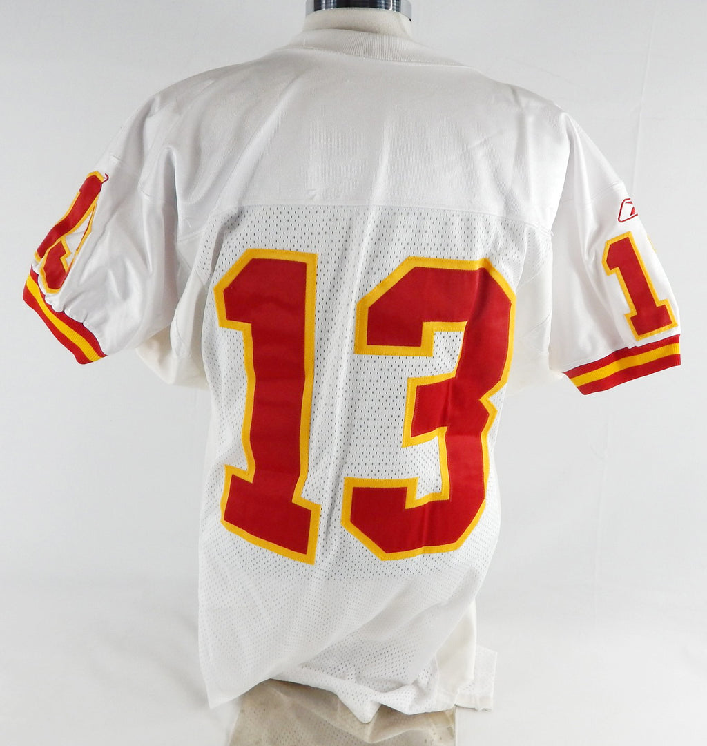 2001 Kansas City Chiefs #13 Game Issued White Jersey 40 283 Pic2