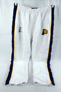 2001-06 Indiana Pacers Anthony Johnson #8 Game Used White Warm Up Pants 42 141