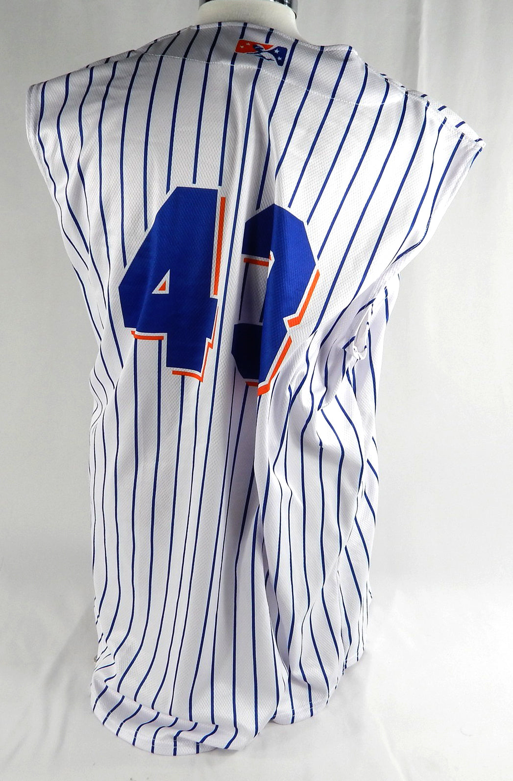 2024 Syracuse Mets #43 Game Used White Jersey Salt City 48 683 Pic2