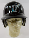 Florida Marlins Game Used Black Batting Helmet Size 7-1/2