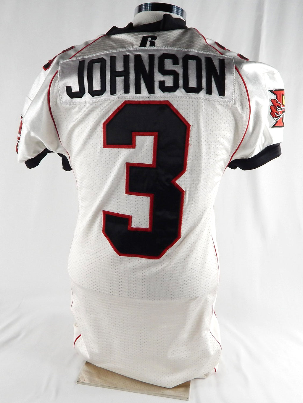 Orlando Predators Johnson #3 Game Used White Jersey M 302 Pic2