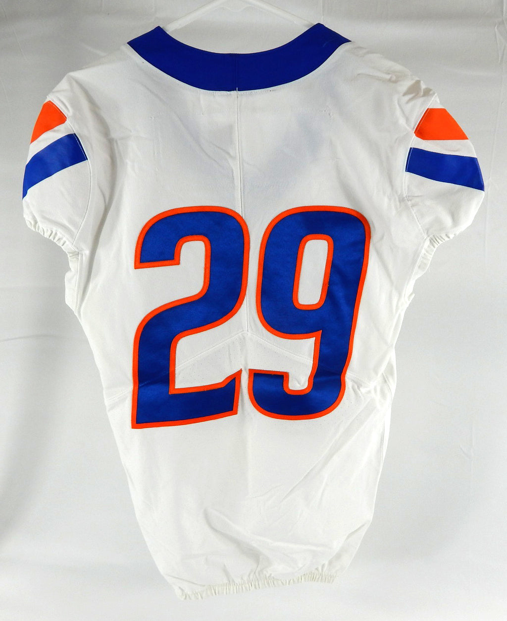 Boise State Broncos #29 Game Used White Jersey Football NP Rem 38 921 Pic2