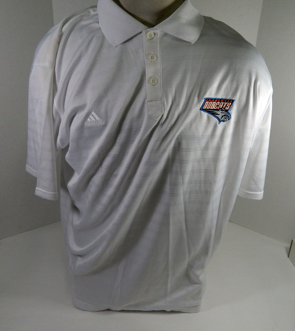 2011-12 Charlotte Bobcats # Team Issued White Polo Shirt 3XL DP64739