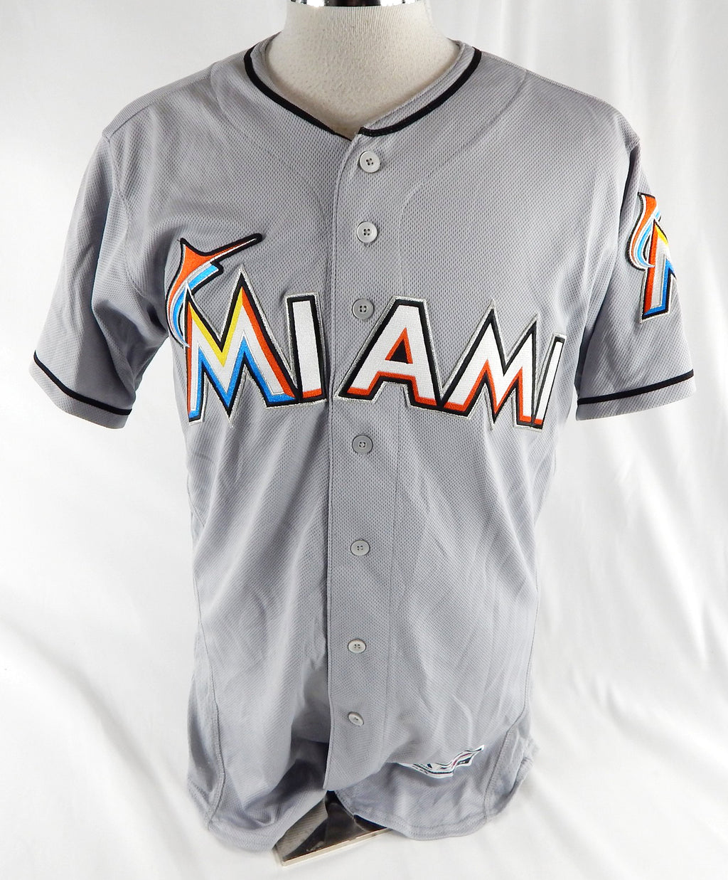 2012-18 Miami Marlins #2 Game Used Grey Jersey 44 979