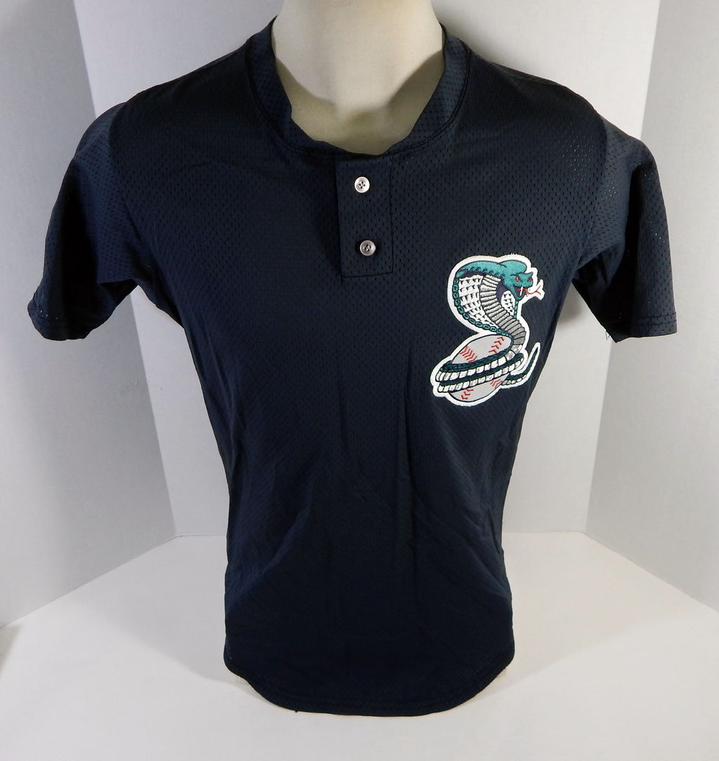 1995-2000 Kissimmee Cobras #8 Game Used Black Jersey 44 DP16297 Pic2