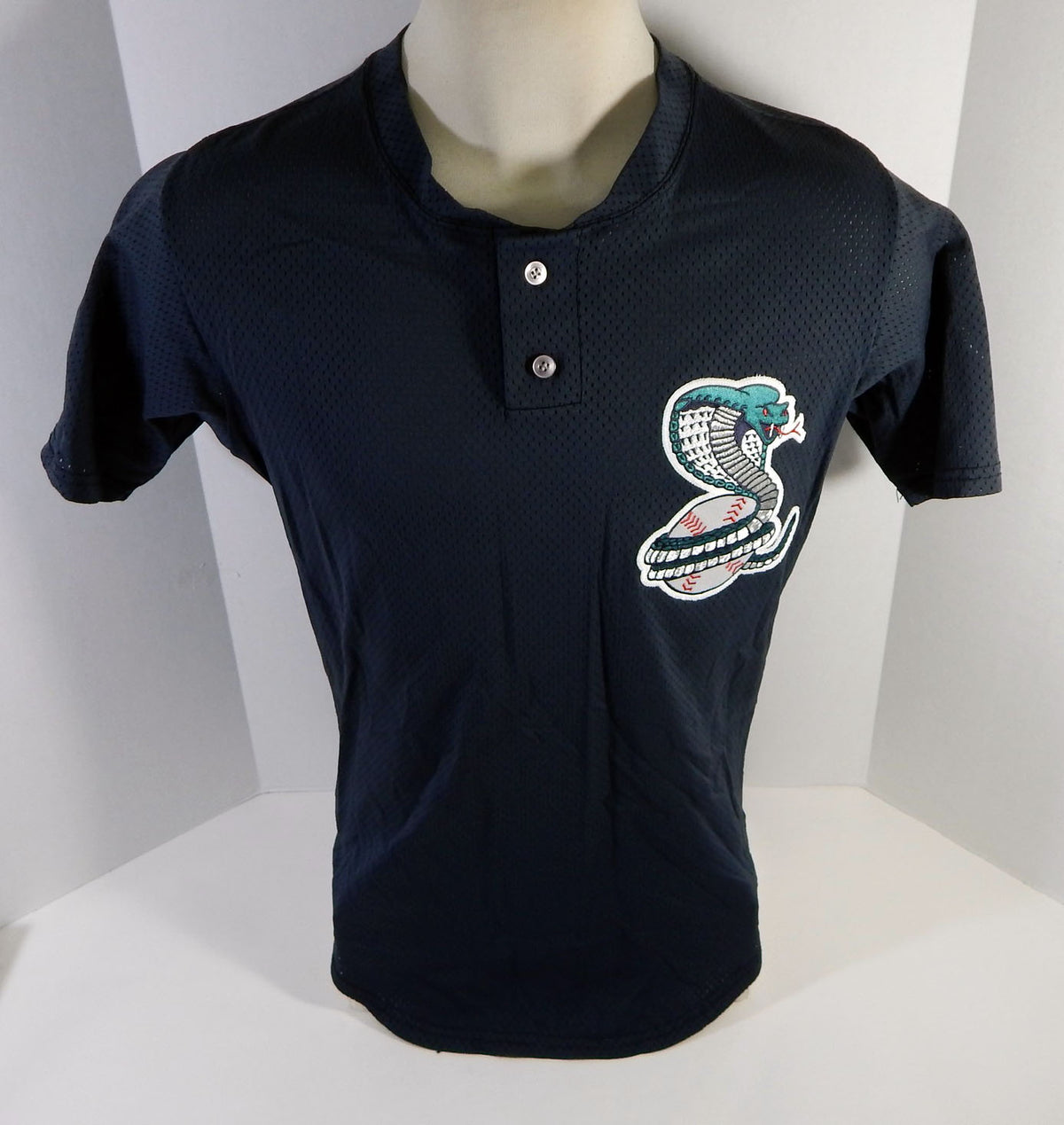 1995-2000 Kissimmee Cobras #8 Game Used Black Jersey 44 DP16297 Pic2