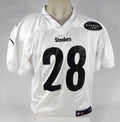 2017 Pittsburgh Steelers Sean Davis #28 Game Issued White Practice Jersey 48 4