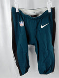2023 Philadelphia Eagles Boston Scott #35 Game Used Green Football Pants 30 3887