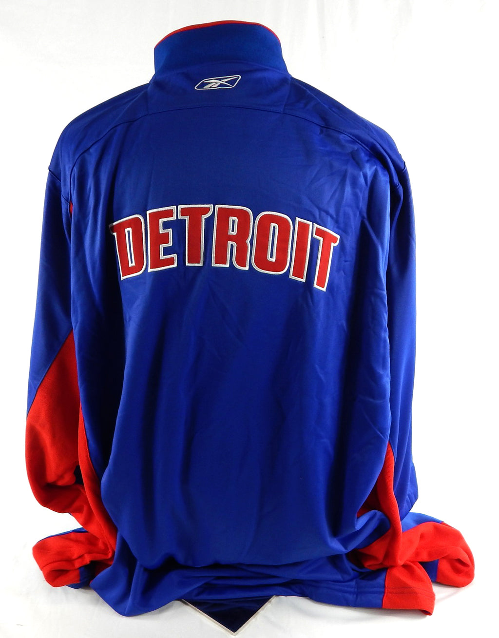 2004-05 Detroit Pistons Game Issued Blue Warm Up Jacket 2XL 638 Pic2