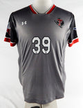 2021 Texas Tech Red Raiders #39 Game Used Grey Jersey Womens Soccer L 688