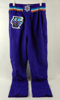1996-97 Utah Jazz Game Issued Purple Warm Up Pants 34 780
