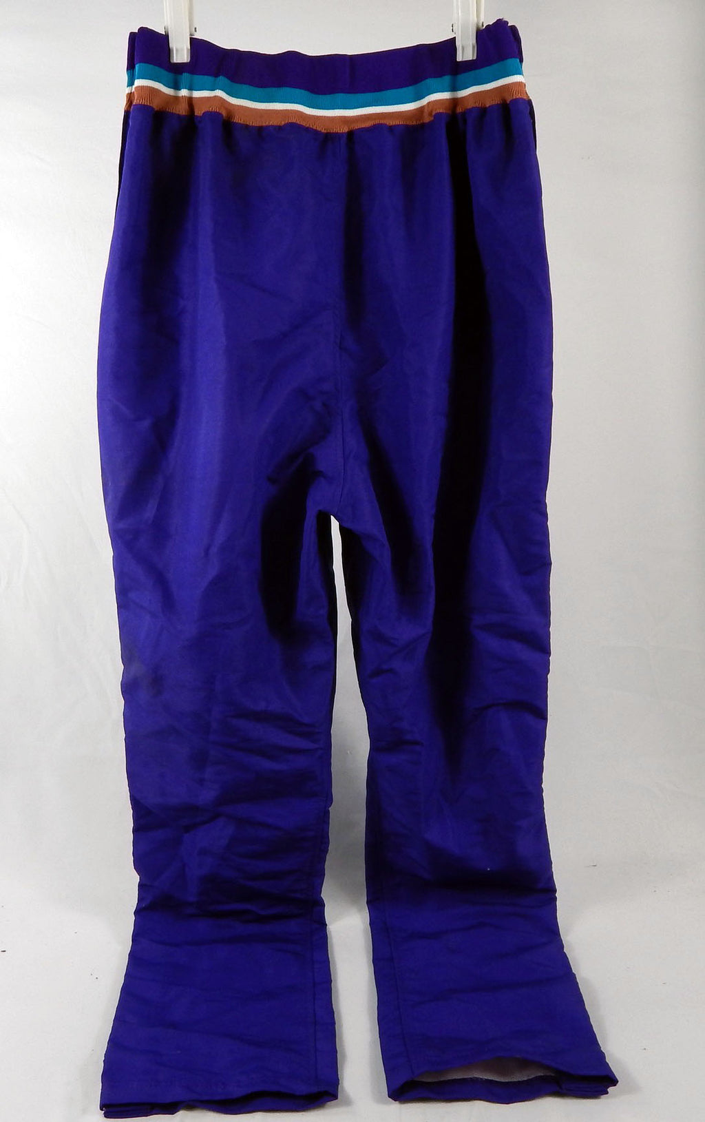 1996-97 Utah Jazz Game Issued Purple Warm Up Pants 34 780 Pic2