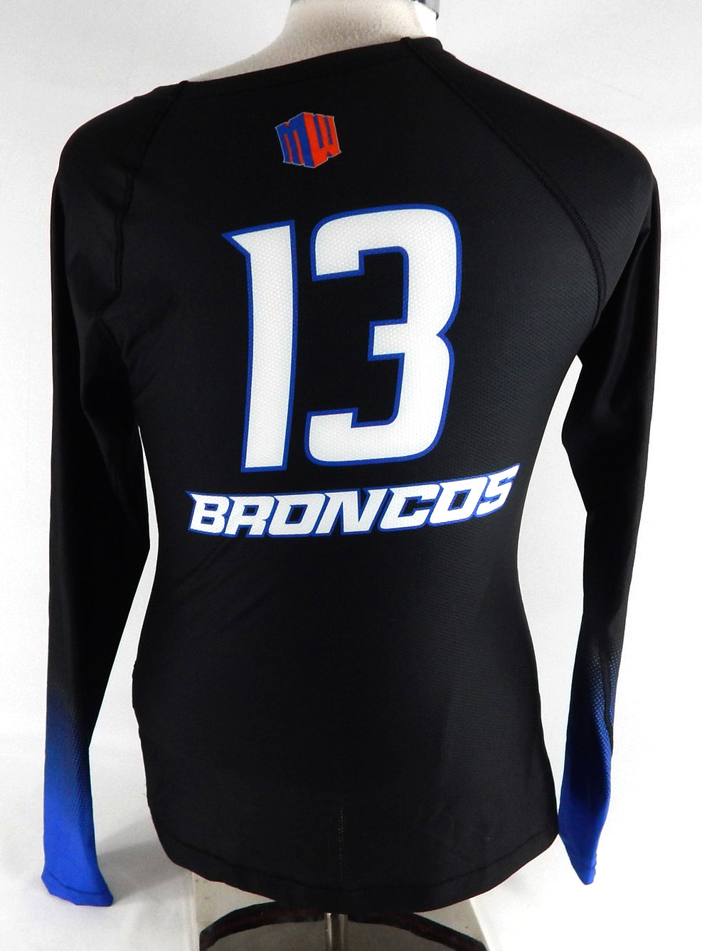 2022 Boise State Broncos #13 Game Used Black Jersey Volleyball M 892 Pic2